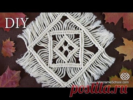 Macrame Tablecloth Tutorial | Table Mats & Table Decoration