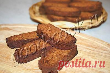 Хорошая кухня - карамельные сухарики с орехами. Кулинарная книга рецептов. Салаты, выпечка.