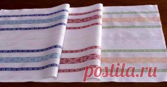 Несколько методов стирки кухонных полотенец