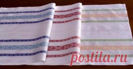 Несколько методов стирки кухонных полотенец