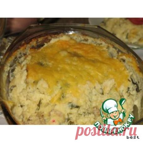 Рыбный пирог с картофельной корочкой - кулинарный рецепт