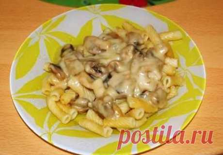 Постимся постом приятным - макароны в грибном соусе