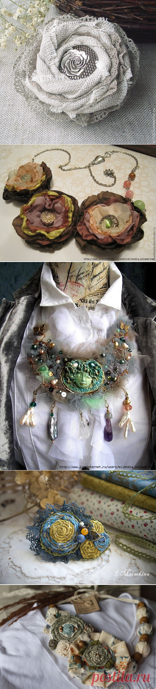 Цветы Shabby Chic в украшениях + видео МК по созданию шебби- цветочков для скрап-букинга. - Скрапбукинг - Статьи о рукоделии - Статьи. - 