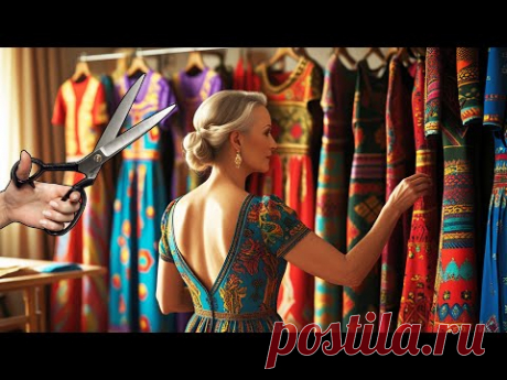 3 Потрясающих Идей Пошива Платья На Все Размеры (Без Выкройки)