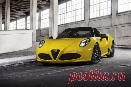 Alfa Romeo 4C Spider / Только машины