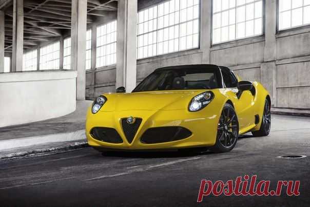 Alfa Romeo 4C Spider / Только машины
