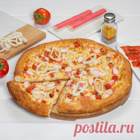 OkiDoki 🍕🍟🍱🥧 | Пицца | С морепродуктами - Морская