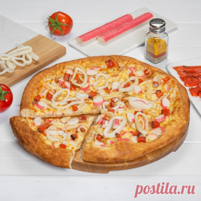 OkiDoki 🍕🍟🍱🥧 | Пицца | С морепродуктами - Морская