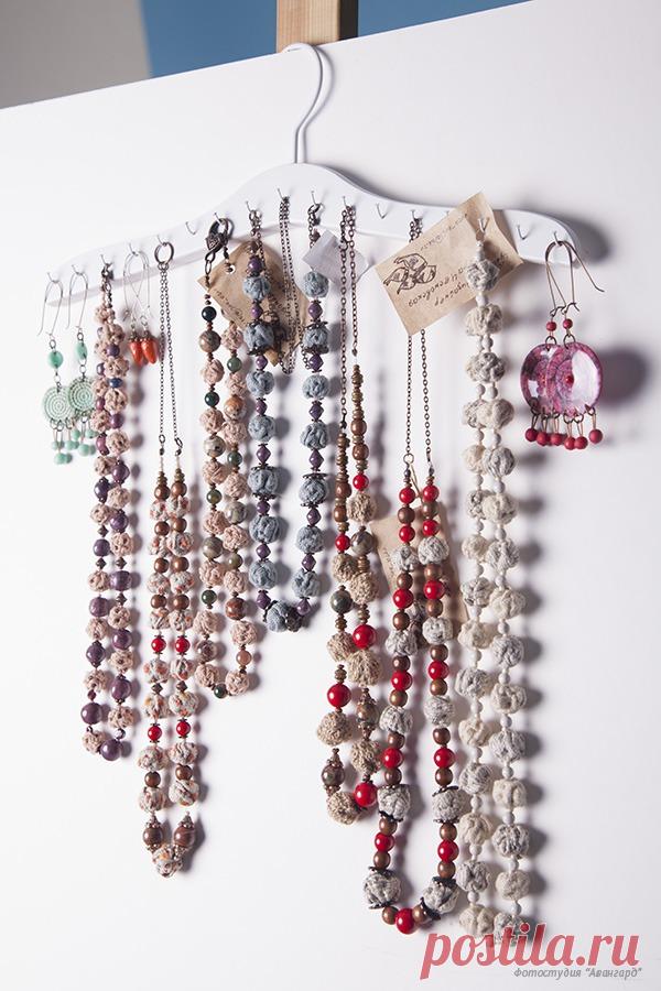 Как просто сделать держатель для бус - Ярмарка Мастеров - ручная работа, handmade