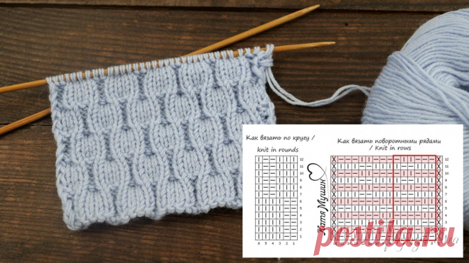 Подборка для любителей вязать спицами: 30 универсальных узоров для Ваших изделий | Факультет рукоделия | Дзен