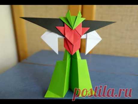 Робот трансформер оригами. Origami Transformer Robot