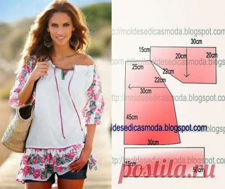 BLUSA FÁCIL DE FAZER – 28 - Moldes Moda por Medida