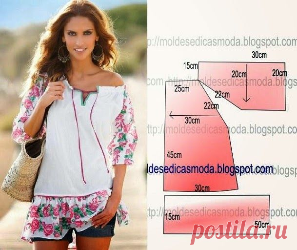 BLUSA FÁCIL DE FAZER – 28 - Moldes Moda por Medida