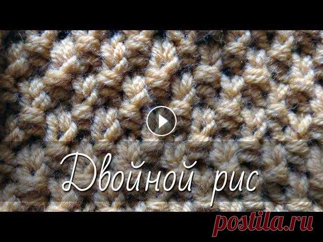 Узор "Двойной рис" ("Путанка"). Экспресс мастер-класс на примере снуда.

кружевная кокетка крючком