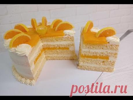 вкуснейший ЛИМОННЫЙ ТОРТ без сливок,сыра и желатина. ЛИМОННЫЙ ШИФОНОВЫЙ БИСКВИТ, ЛИМОННЫЙ КУРД