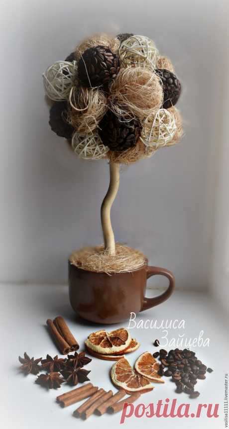 Мастер-класс: топиарий «Уютный» - Ярмарка Мастеров - ручная работа, handmade