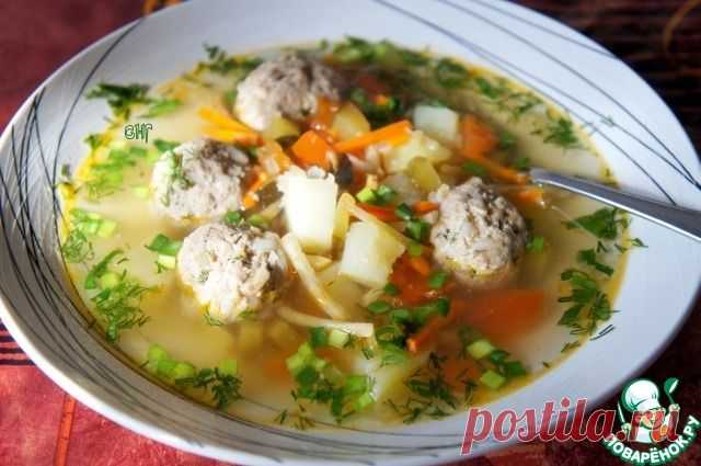Рассольник "Комаринский" с фрикадельками - кулинарный рецепт
