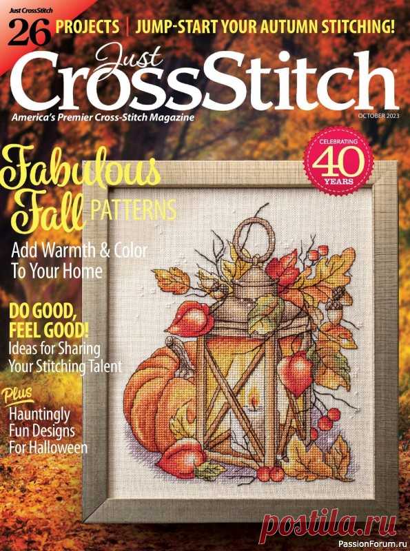 Коллекция вышивки в журнале «Just CrossStitch - October 2023» | Журналы