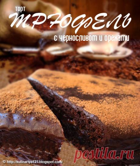 313. Торт "Трюфель" с черносливом и орехами