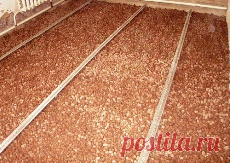 Утепление пола керамзитом — Домашний уют