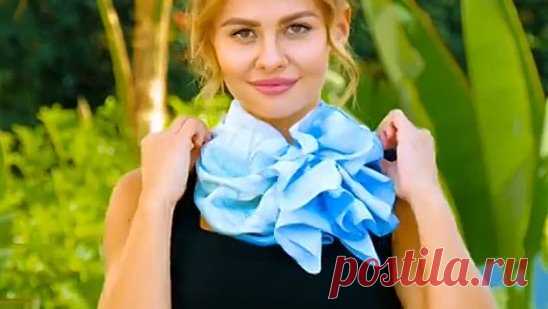 Стильные способы укутаться шарфом потеплее