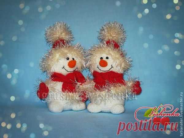 Новогодний снеговичок. - Ярмарка Мастеров - ручная работа, handmade (igrushki-vishenka)
