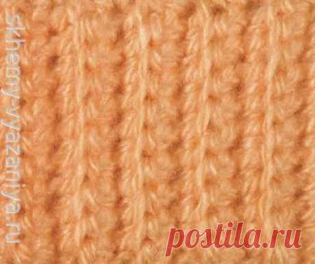 Узор крючком: простая резинка крючком | Схемы-Вязания.ру