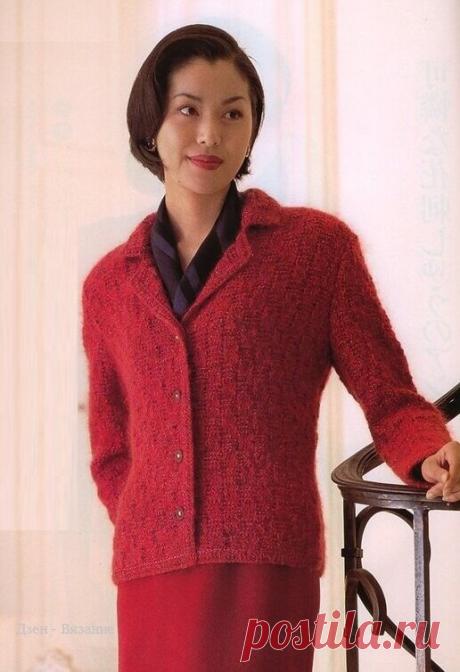 Женские модели жакетов спицами со схемами | Вязание | Яндекс Дзен