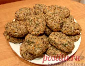 Рецепт: Ароматные фасолевые котлетки на RussianFood.com