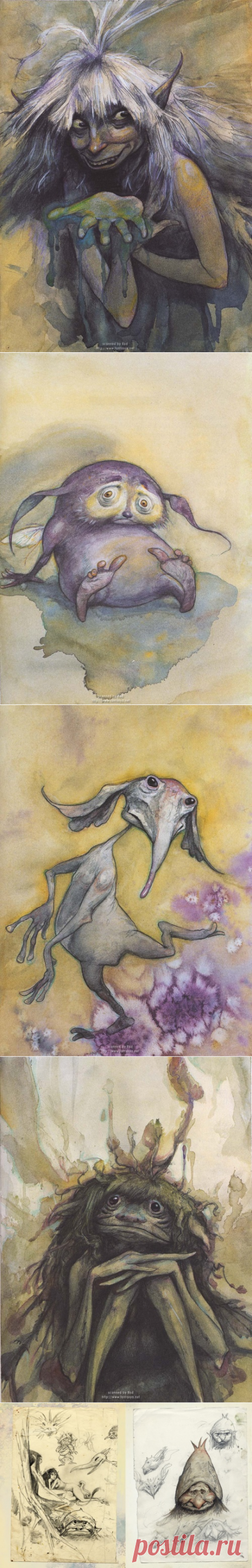 Художник-иллюстратор BRIAN FROUD (Брайан Фрауд) (135 работ) » Страница 2 » Картины, художники, фотографы на Nevsepic