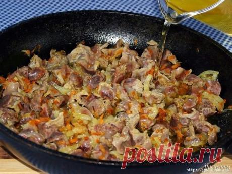 как приготовить куриные желудочки