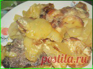 Картошка с мясом в духовке