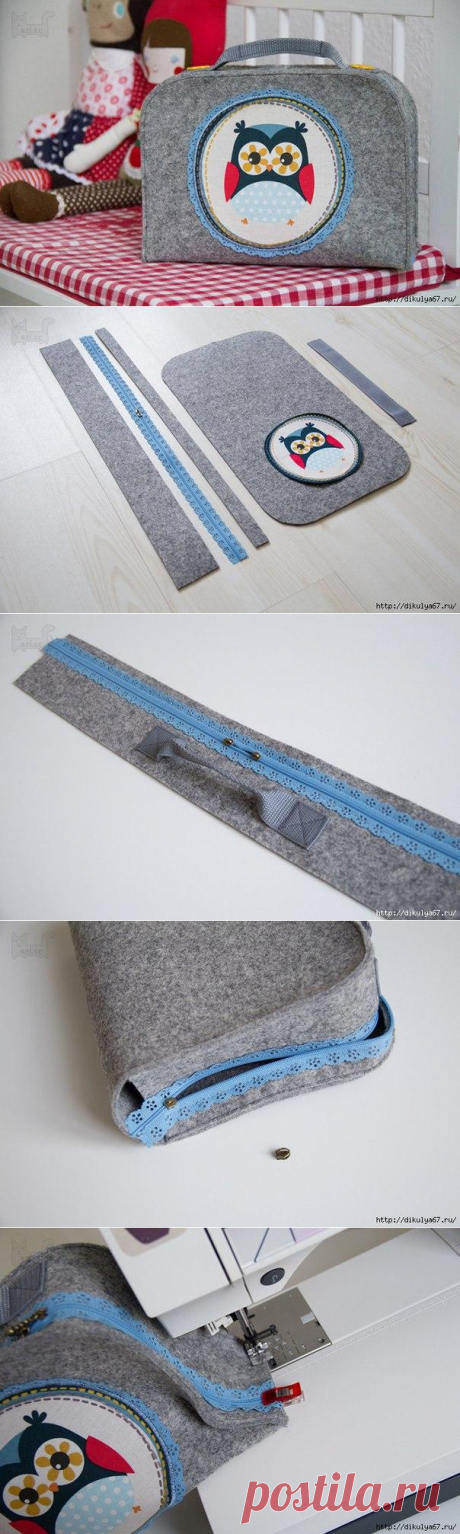 Шьем игрушечный чемоданчик
