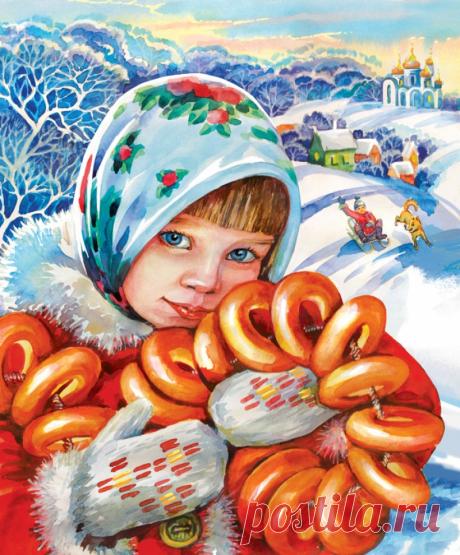 Сообщество иллюстраторов Ирина (Краснодар, Россия)... Какая же масленица, да без маслица...