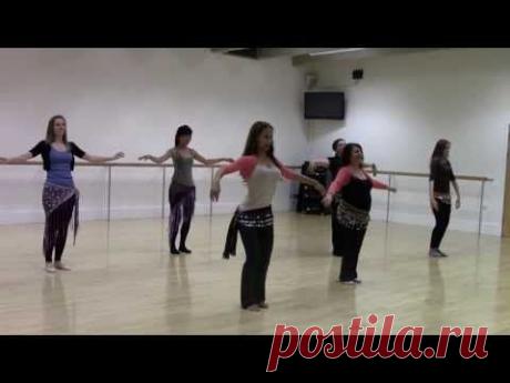 Belly dance class pop choreography