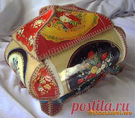 Шкатулка из открыток | Умелые ручки