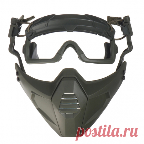 Military tactical multi-dimensional half face mask breathable cs cosplay costume Sale - Banggood.com