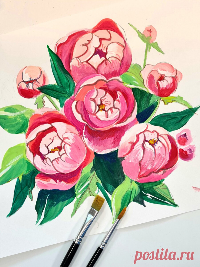 🎨 Мастер-класс к 8-му марта в прямом эфире 💐 | Рисование для детей от 3 до 103 | Яндекс Дзен