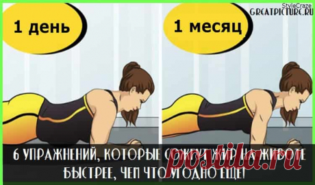 6 упражнений, которые сожгут жир на животе быстрее, чем что угодно еще! 6 упражнений, которые сожгут жир на животе быстрее, чем что угодно еще!Начинайте сегодн.Не благодарите.Жир не только эстетически