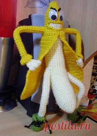 Маленькая энциклопедия для современной женщины » Все о женщине. Все для женщины

Банан-хулиган вязаный крючком. Подарок на 23 февраля своими руками. 
Описание на сайте "Маленькая энциклопедия для современной женщины" - http://sovety-zhenshhine.ru/