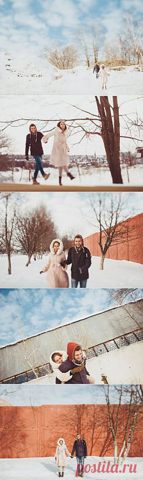 Мороз и солнце: love-story Саши и Насти - WeddyWood