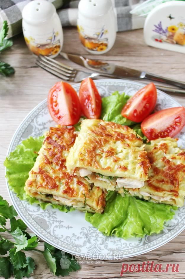 Картофельные блины-драники с курицей — рецепт с фото пошагово