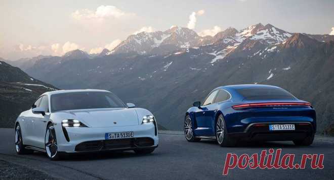 Электрический седан Porsche Taycan 2020 - цена, фото, технические характеристики, авто новинки 2018-2019 года
