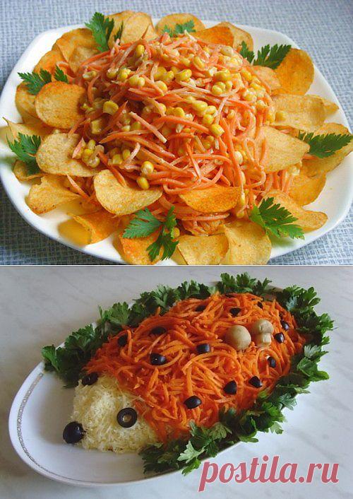Салаты с морковью по-корейски: вкусно, быстро, просто! / Простые рецепты