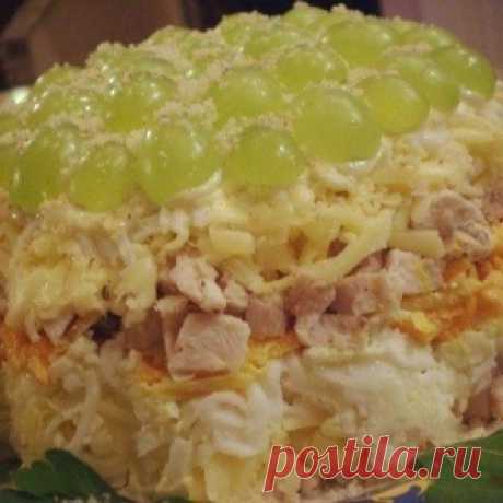 Салат слоеный с курицей - МирТесен