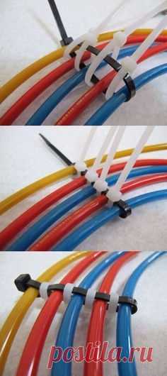 absolutely genius storage solution for your wires. pic.