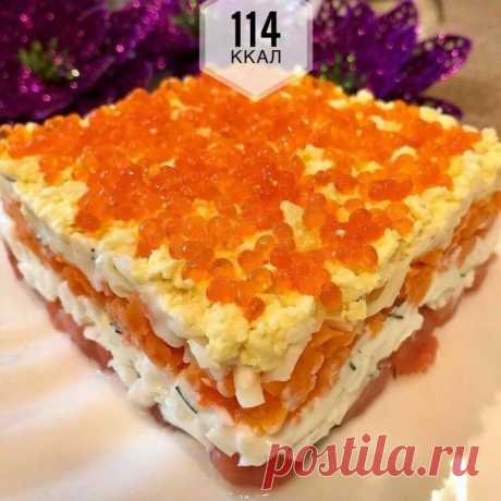 Ешь и не толстей. Самый вкусный новогодний салат…и всего 114 ккал!! | Диеты со всего света