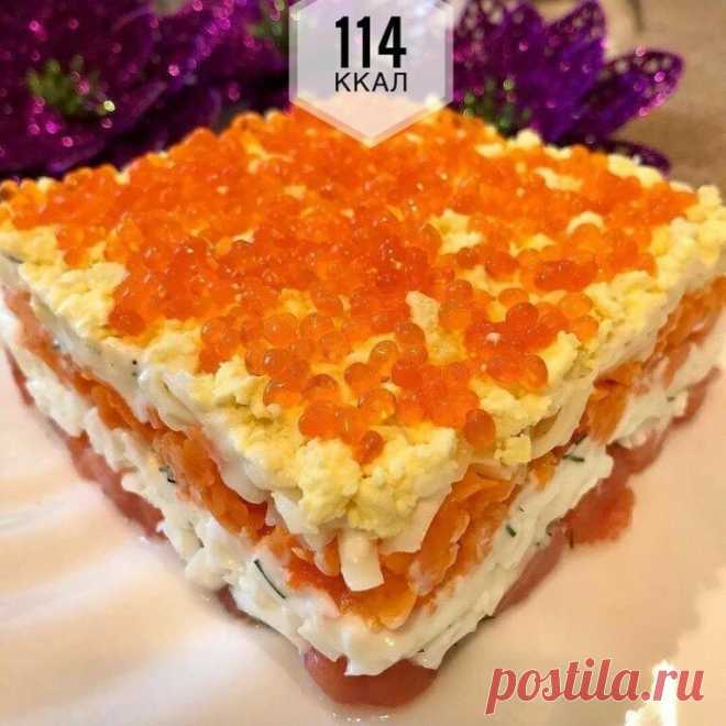 Ешь и не толстей. Самый вкусный новогодний салат…и всего 114 ккал!! | Диеты со всего света