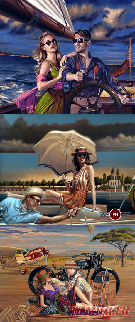 Британский художник Перегрин Хиткот (Peregrine Heathcote): вслед за ветром перемен. Часть 2.