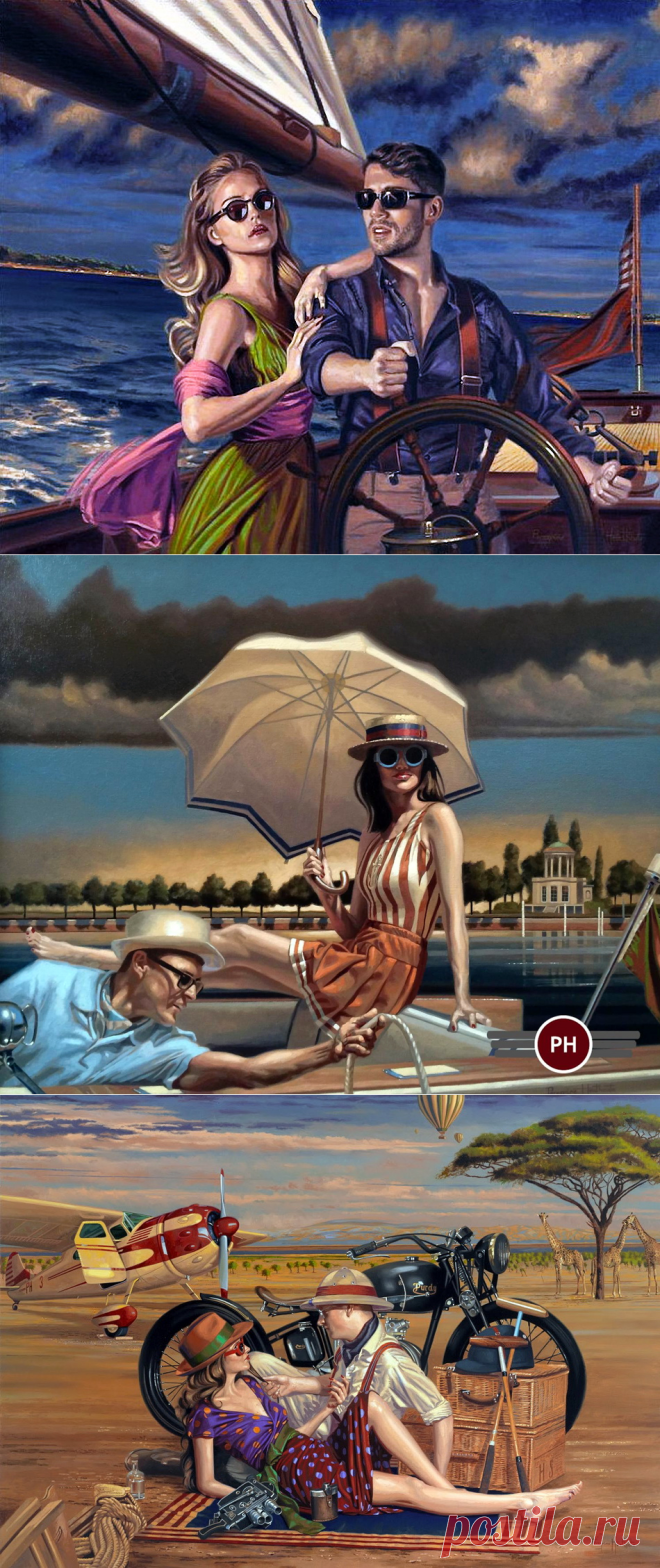 Британский художник Перегрин Хиткот (Peregrine Heathcote): вслед за ветром перемен. Часть 2.